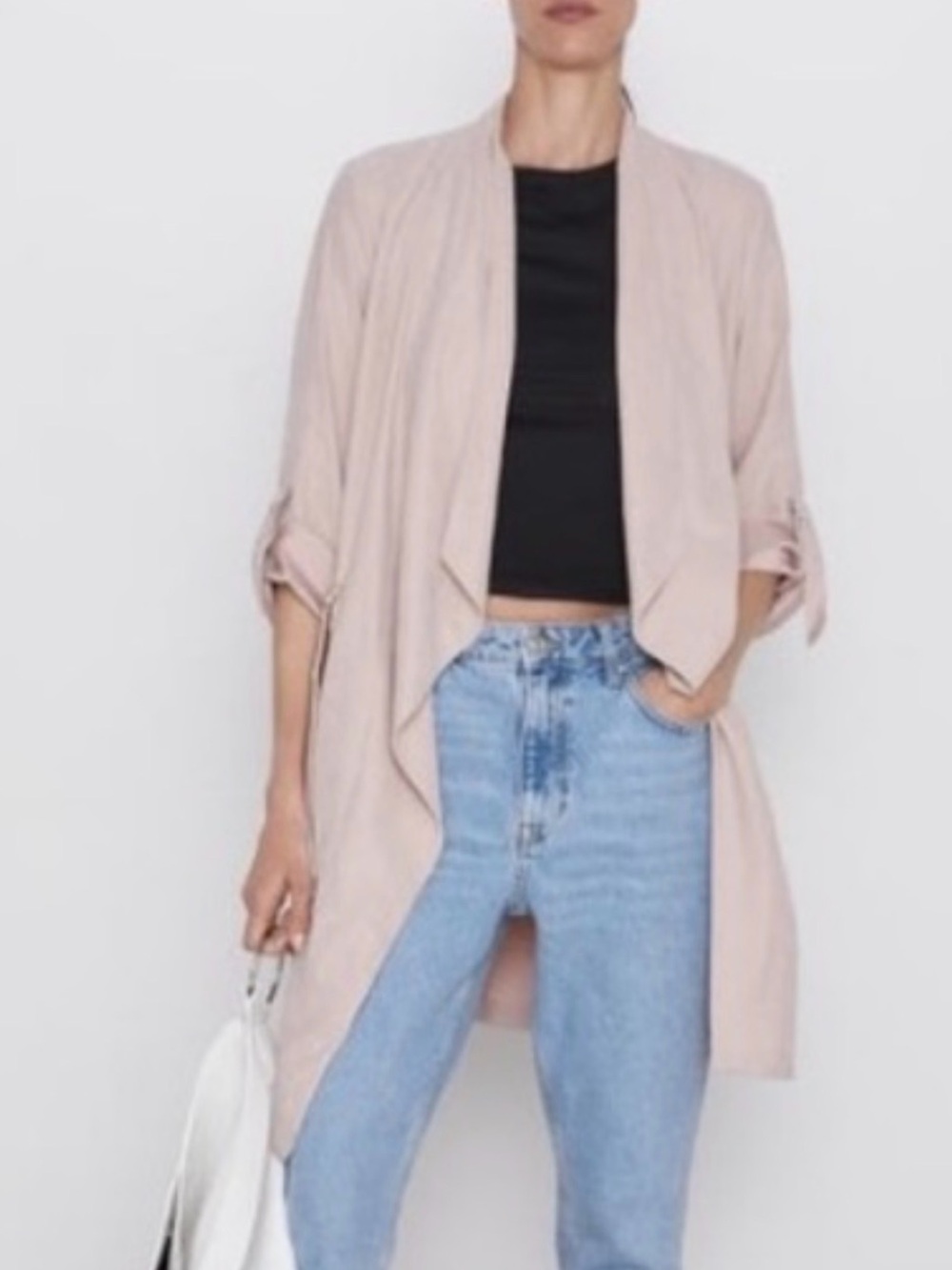 Zara Open-Front Trench Coat